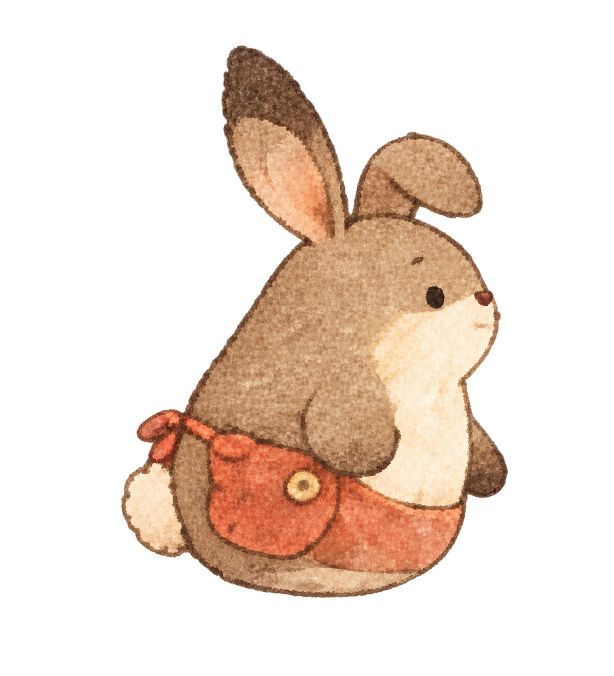 腰にポケットをつけた小さな相棒Deskfolk